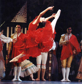 La bailarina Aydmara Cabrera