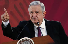 El presidente mexicano Andrés Manuel López Obrador