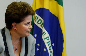 La presidenta de Brasil, Dilma Rousseff