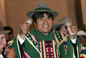 El presidente de Bolivia, Evo Morales