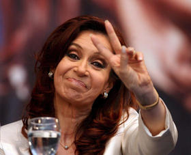 La presidenta de Argentina, Cristina Fernández de Kirchner