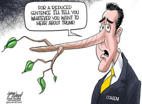 Caricatura sobre Cohen