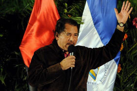 El presidente de Nicaragua Daniel Ortega