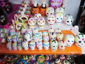 Dulces tradicionales para la celebración del Día de los Muertos en México