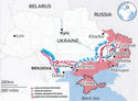 Propósitos del Kremlin para ocupar todo el sur de Ucrania