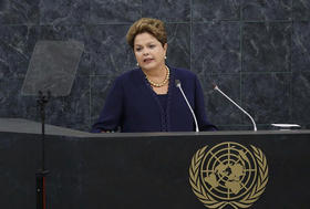 La presidenta de Brasil, Dilma Rousseff