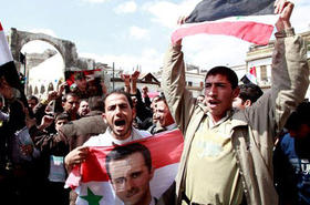 Protestas en Siria