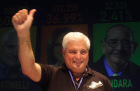 Ricardo Martinelli, presidente electo de Panamá. (AP)