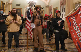 Partidarios de Trump en el Capitolio