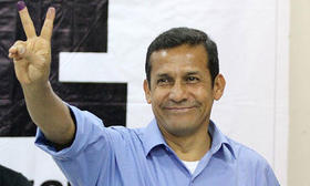 El presidente electo de Perú, Ollanta Humala