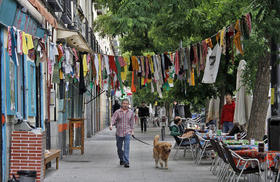 Barrio de Lavapiés en Madrid