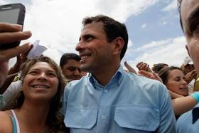 El candidato presidencial de la oposición venezolana, Henrique Capriles Radonski, en esta foto de archivo