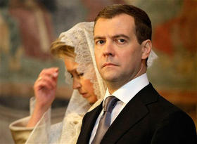 El nuevo presidente ruso Dmitry Medvedev