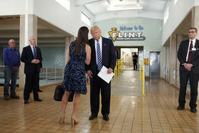 Donald Trump y Hope Hicks