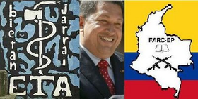 El presidente Hugo Chávez entre ETA y las FARC