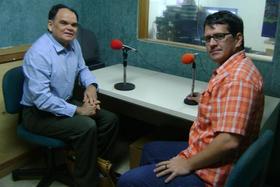 Orlando Villalobos Finol (i) y Armando Chaguaceda (d)