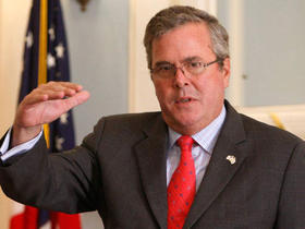 El exgobernador de Florida y posible aspirante a la nominación presidencial republicana, Jeb Bush. El exgobernador de Florida y posible aspirante a la nominación presidencial republicana, Jeb Bush