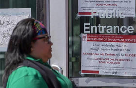 Trabajo y coronavirus en Estados Unidos
