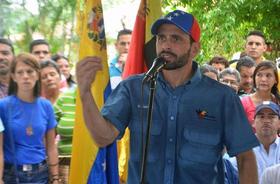 El gobernador de Miranda, Henrique Capriles Radonski