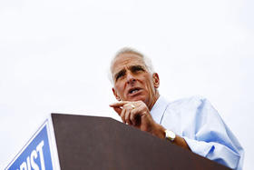 El exgobernador de Florida Charlie Crist