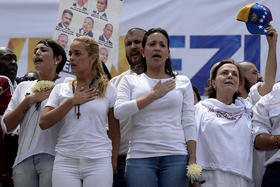 Lilián Tintori y María Corina Machado