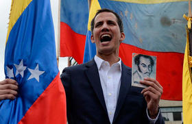 El líder opositor venezolano Juan Guaidó. El líder opositor venezolano Juan Guaidó