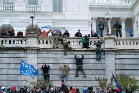 El 6 de enero de 2021 en Washington, DC, en Estados Unidos