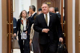 El secretario de Estado de EEUU, Mike Pompeo