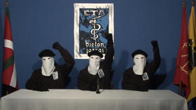 Imagen del vídeo de la declaración de la banda terrorista ETA.