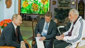 Fidel Castro y Vladimir Putin en La Habana, el 11 de julio de 2014