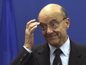 El canciller francés Alain Juppe. El canciller francés Alain Juppe