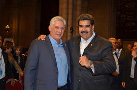 Díaz-Canel y Maduro