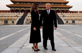 Trump en China