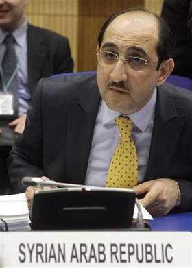 El embajador sirio ante la Organización Internacional de Energía Atómica (OIEA), Bassam Al Sabbagh