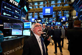 Operadores de la Bolsa de Nueva York