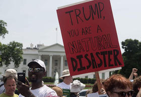 Protestas en Estados Unidos por las políticas sobre el cambio climático del Gobierno de Trump