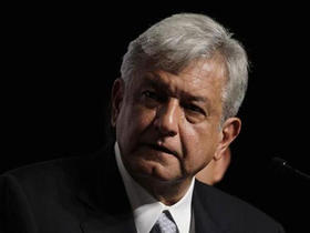 El candidato izquierdista Andrés Manuel López Obrador, del Movimiento Progresista