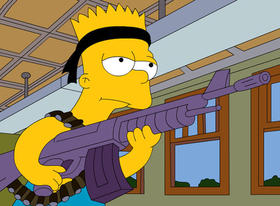 Bart como Rambo