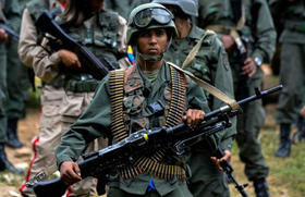 Militares venezolanos