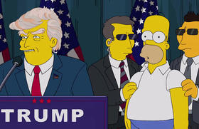 Trump en los Simpson