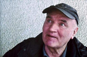 El presunto criminal de guerra Ratko Mladic
