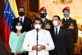 El mandatario venezolano Nicolás Maduro en el Palacio de Miraflores el pasado lunes 30 de marzo