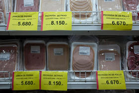 Precios en los supermercados venezolanos