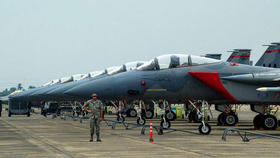 Aviones de la Fuerza Aérea de Estados Unidos. (Foto tomada de BBC Mundo.)