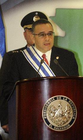 El presidente de El Salvador, Mauricio Funes