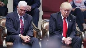 Donald Trump y su compañero de boleta Mike Pence