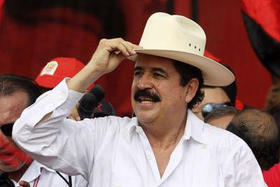 El ex presidente hondureño Manuel Zelaya