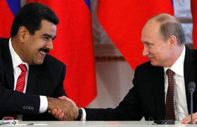 Nicolás Maduro y Vladimir Putin