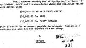 Precios por las vidas de Fidel Castro, Raúl Castro y Ernesto Che Guevara