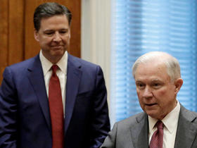 James Comey y Jeff Sessions